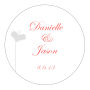 Orchid Circle Wedding Labels